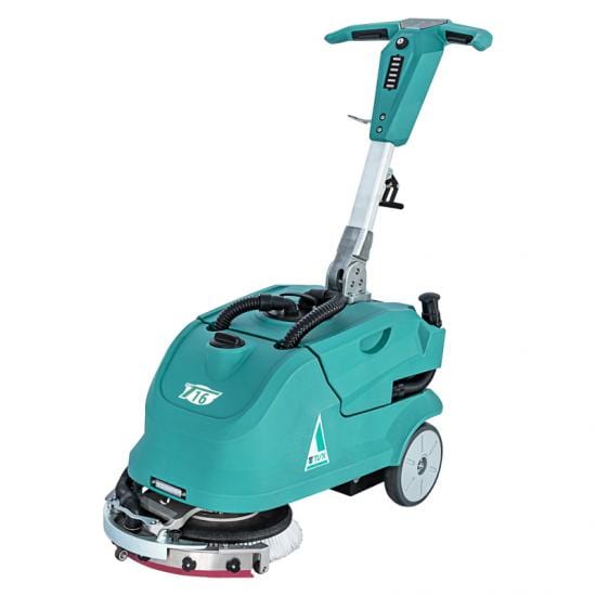 TVX Scrubber Dryer TVX T16 Compact Walk Behind Battery Powered Scrubber Dryer T16 - Buy Direct from Spare and Square