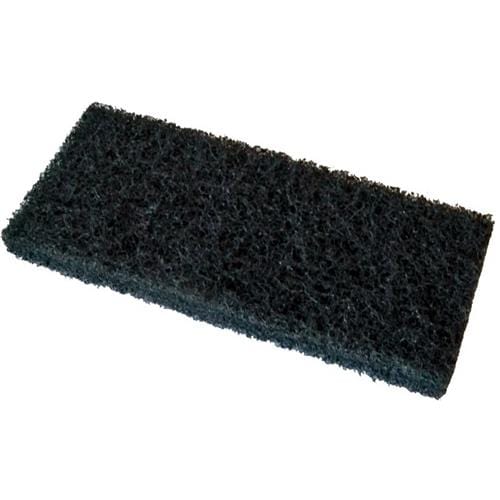 Vileda Scrubber Dryer Spares Vileda Edging Pads - Box of 25 - Black Stripping Pads - 255 x 115mm 0241 - Buy Direct from Spare and Square